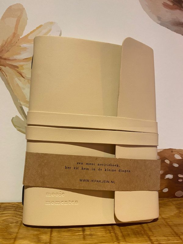 Leren Notitieboek ''mooie momenten''