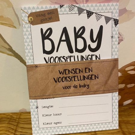 Wensen voor de Baby Voorspelkaarten
