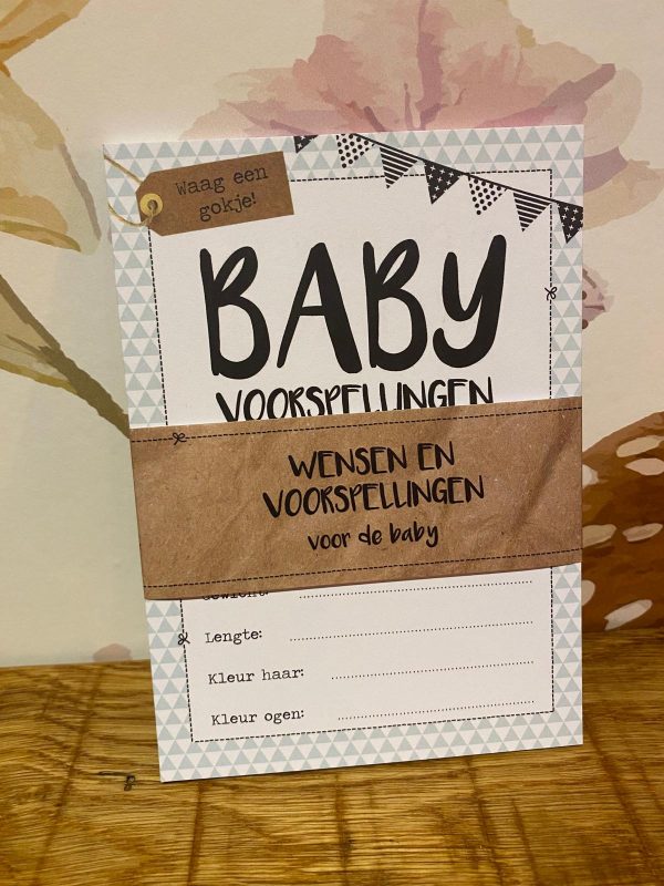 Wensen voor de Baby Voorspelkaarten