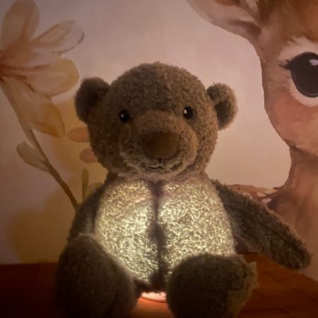 Nachtlamp Knuffel Lou Grijs