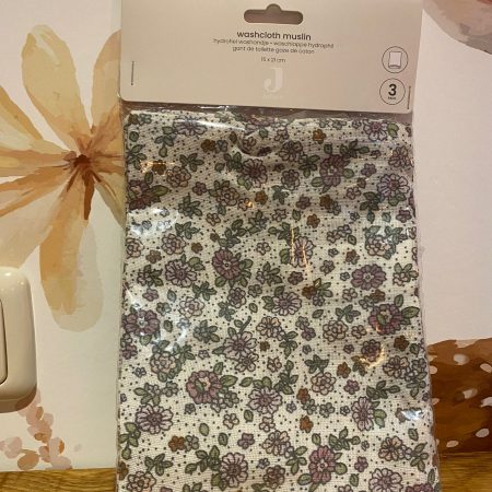 Hydrofiele Washand Retro Flowers