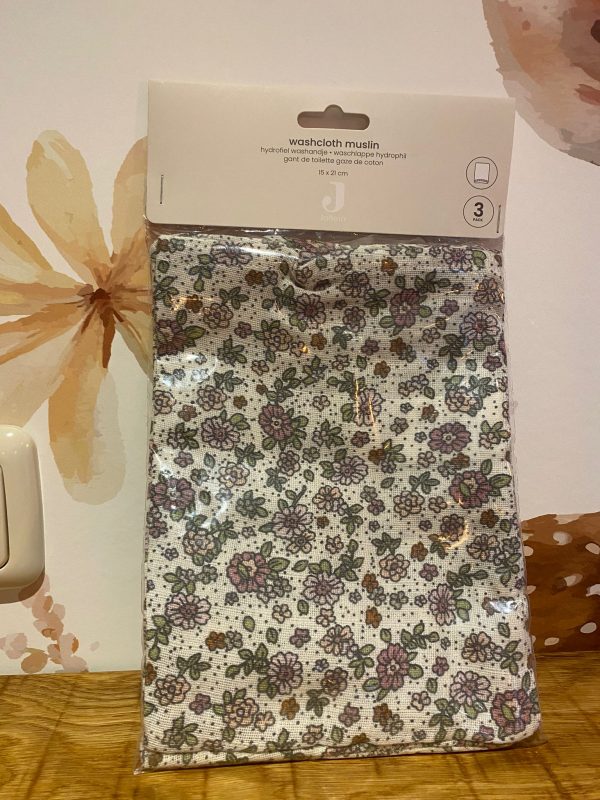 Hydrofiele Washand Retro Flowers