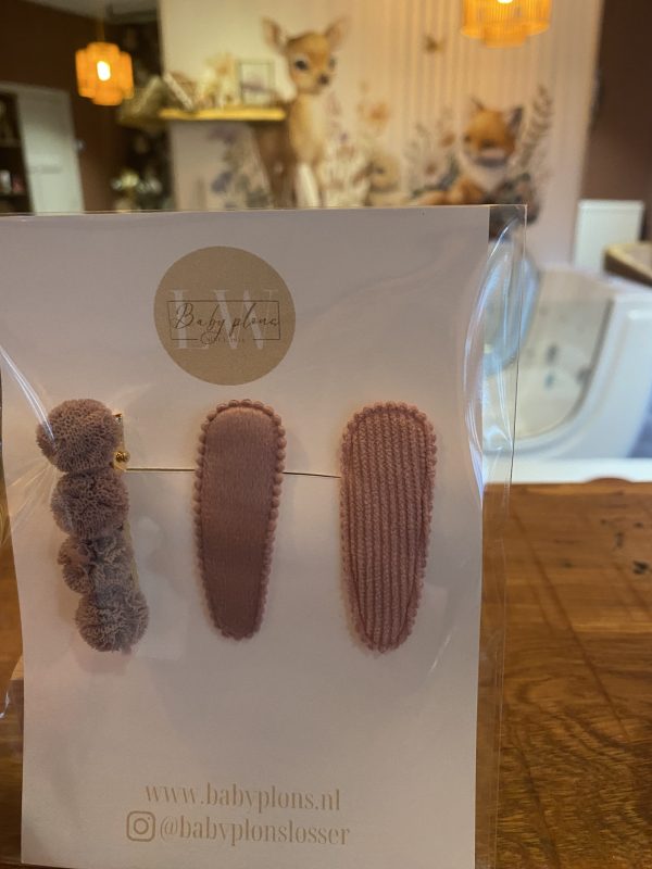 Haarknipjes set van 3