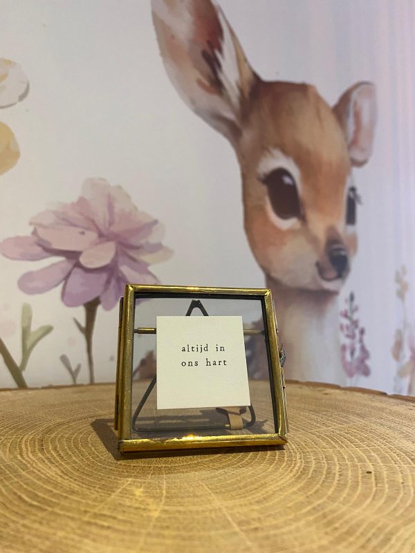 Mini foto lijst altijd in ons hart