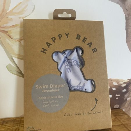 Zwemluier happy bear giraffe blauw