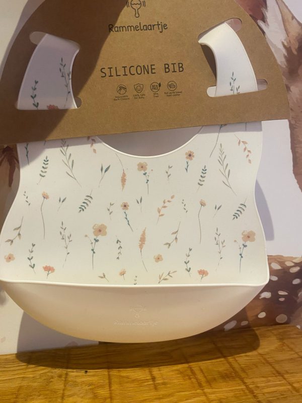 siliconen slabber bloemen