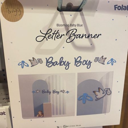 letter slinger baby boy