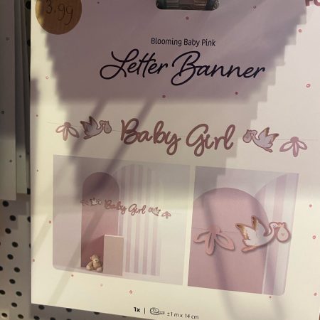 letter slinger baby girl