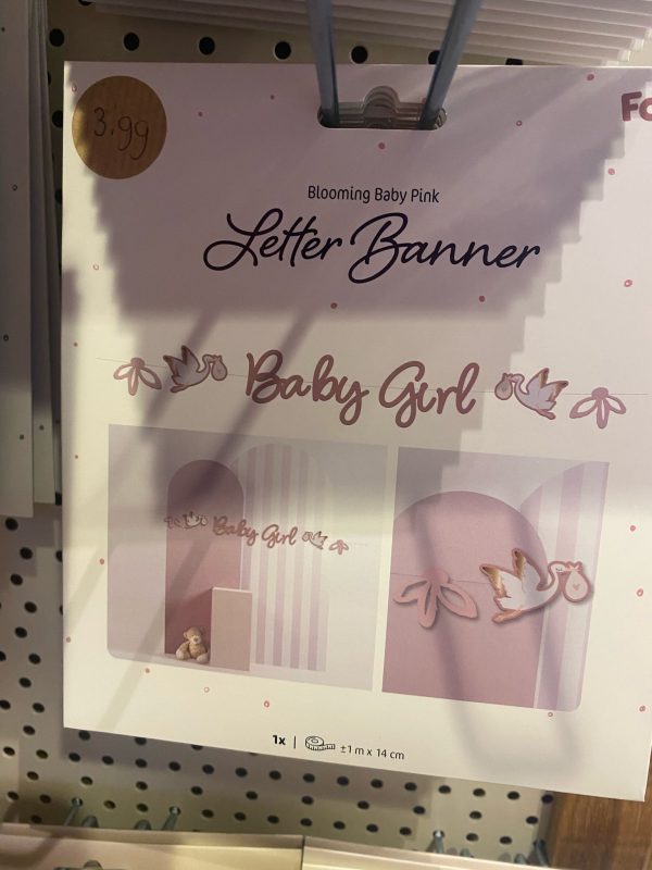 letter slinger baby girl