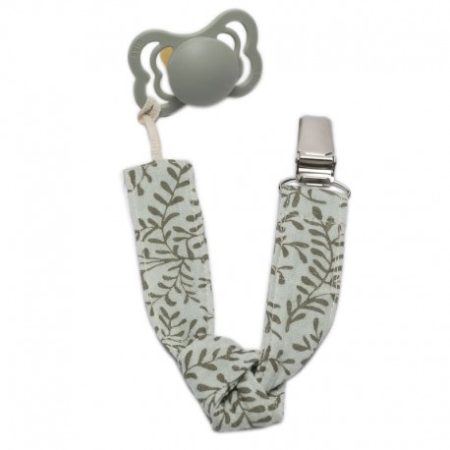 Pacifier holder BOHO LEAF Mint