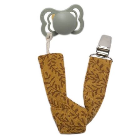 Fopspeenhouder BOHO LEAF Oker