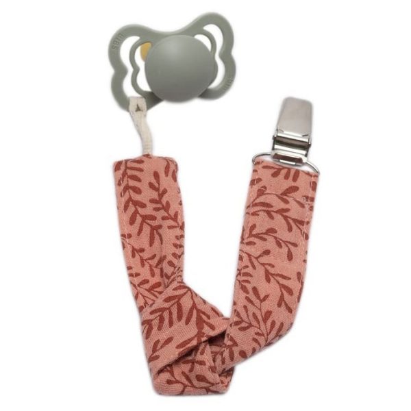 Fopspeenhouder BOHO LEAF Roest