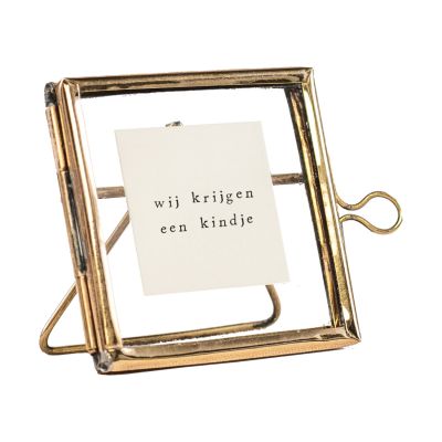 Ik pak je in mini lijstje goud